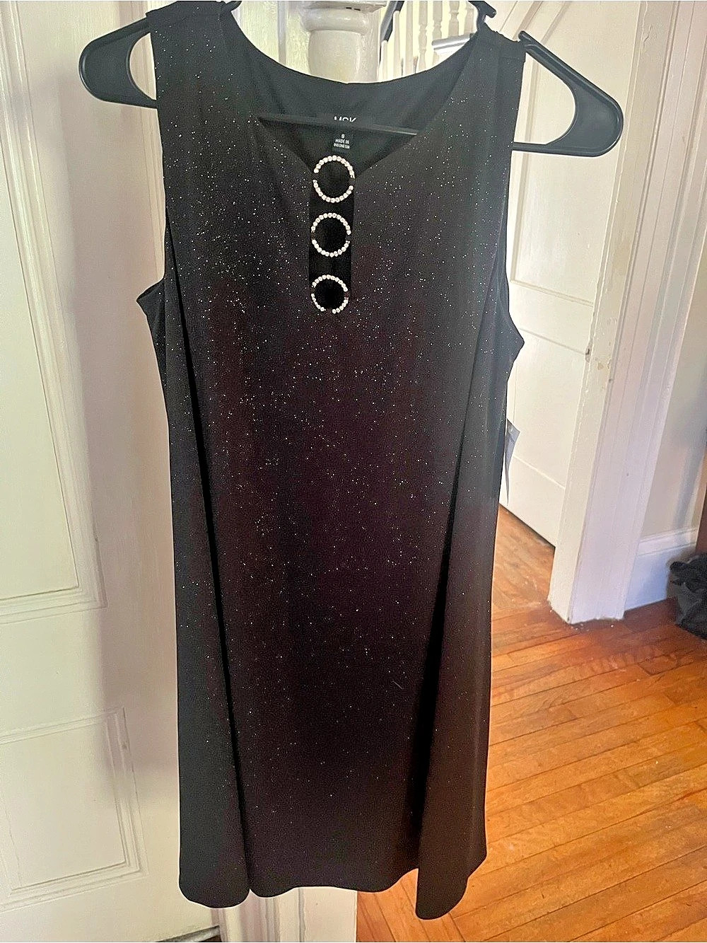 dressbarn Black Mini Dress Size Small Like New